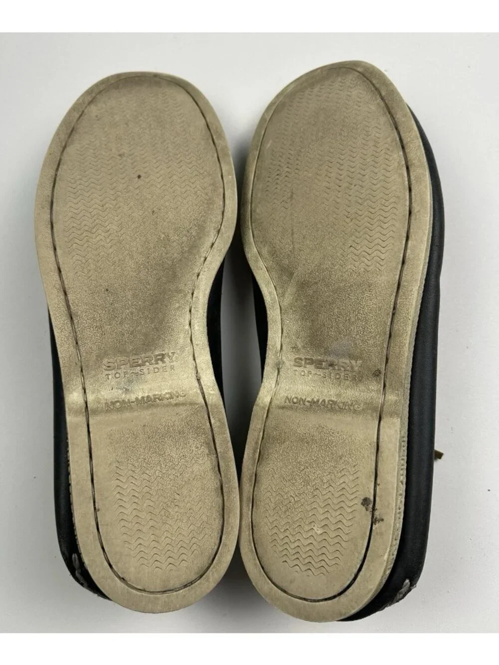 Sperry Top-Sider 2-Eye Leather Boat Shoes Men's 11.5 M Brown Blue Moccasin